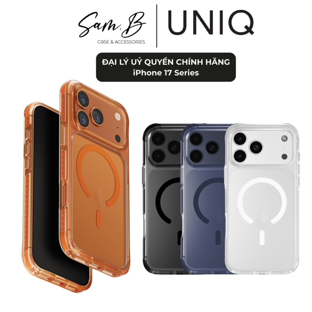 [iPhone 17 Pro/ 17 Pro Max] เคสกันกระแทก UNIQ Hybrid COMBAT ของแท้ รองรับการชาร์จไร้สาย