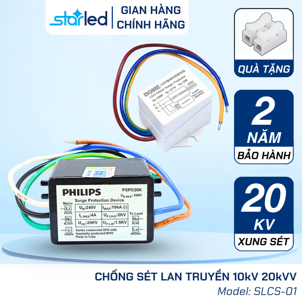 Philips Lightning Protection 10kV, 20kV สําหรับไฟ LED