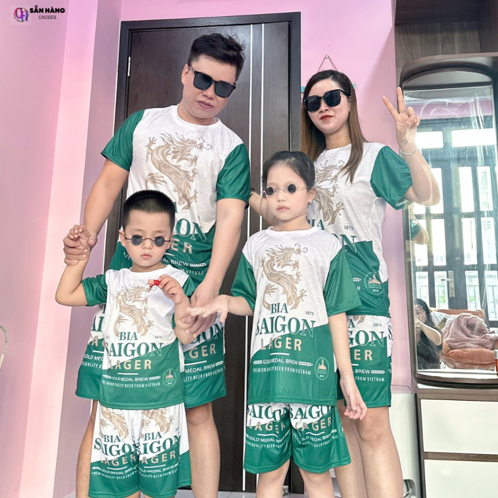 MA DON เสื้อผ้าผู้ชาย - ชุดกีฬา SAIGON GREEN BEER ยางยืดสุดเท่ KL3