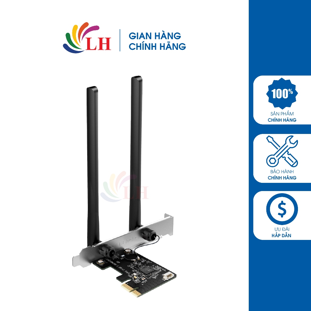 Mercusys Bluetooth AC1200 MA30E PCIe Wifi การ์ดเครือข่าย - สินค้าของแท้