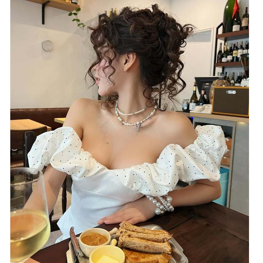 SONA TOP AIAI OFFICIAL เสื้อปาดไหล่แขนบาน