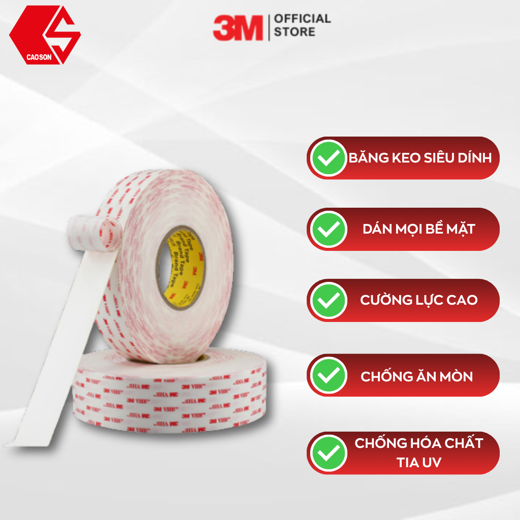 3M VHB 4945 เทปกาวสองหน้า สีใส บาง 1.1mm