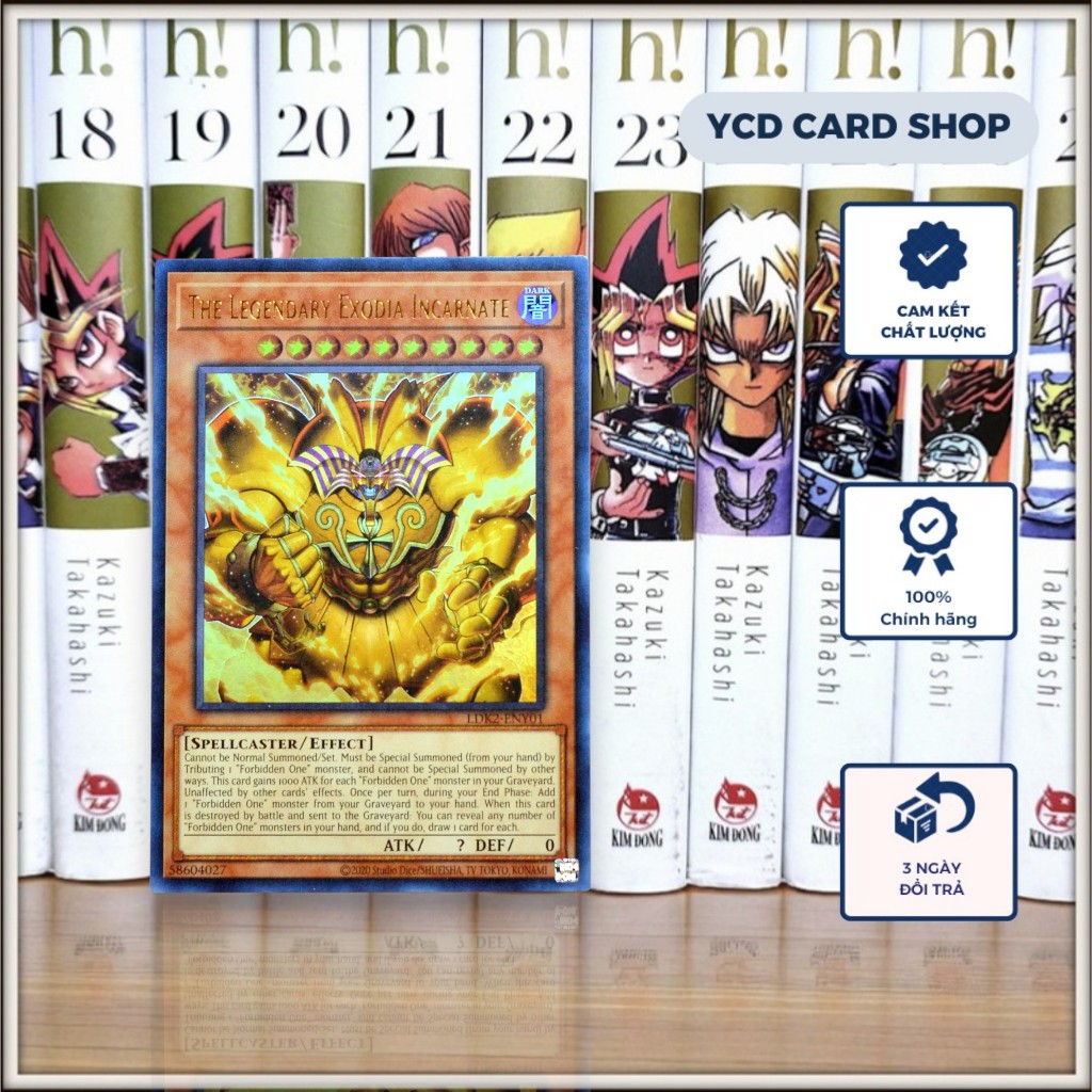การ์ด yugioh ของแท้ The Legendary Exodia Incarate – Ultra Rare