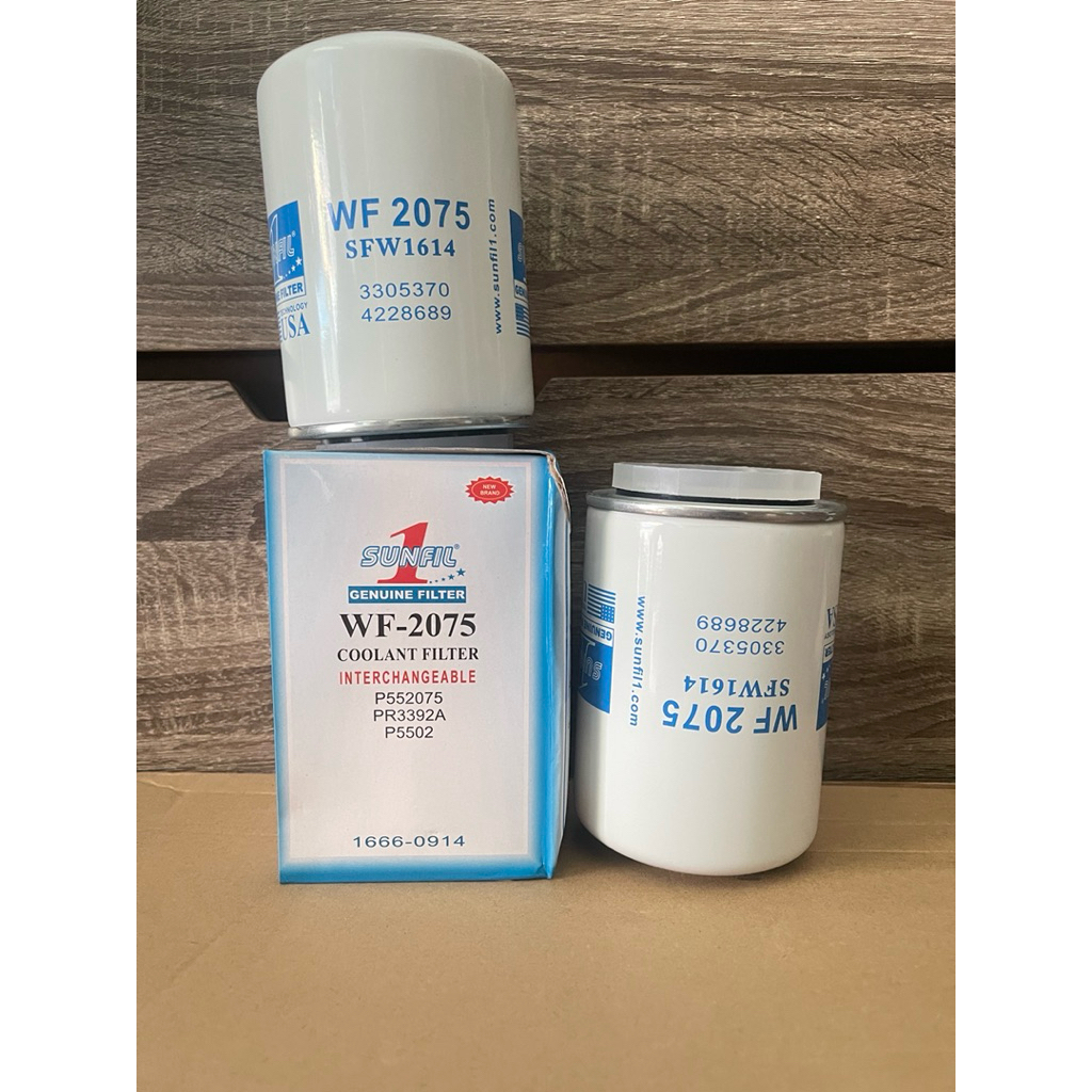 เครื่องกรองน้ําเครื่องยนต์ WF2075 / WF2076 / P552075 / พี554074/ SFW1614