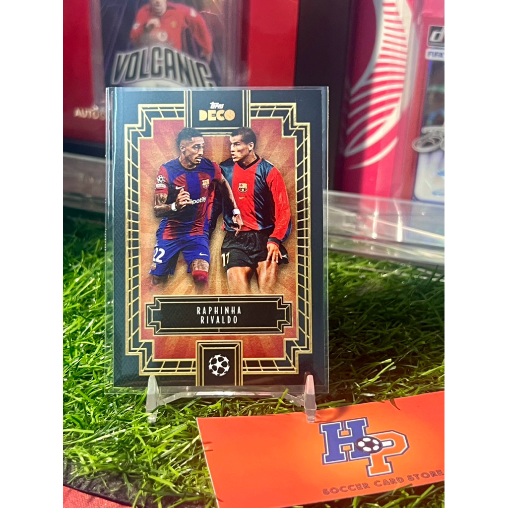 การ์ดฟุตบอล Raphinha / Rivaldo Topps Deco 2022/23