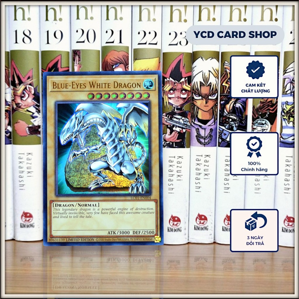 [YCDcardgame] การ์ด Yugioh ของแท้ Blue-Eyes White Dragon – Ultra Rare
