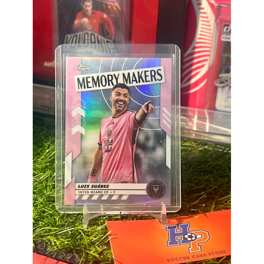 Luis Suarez Memory Makers Topps Chrome MLS 2024 การ์ดฟุตบอล