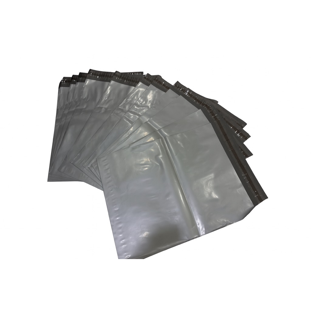 1KG SEALED BAG - PACKAGING BAG - GREY SELF-ADHESIVE BAG USED TO PACKAGING GOODS สําหรับ ONLINE SHOP 