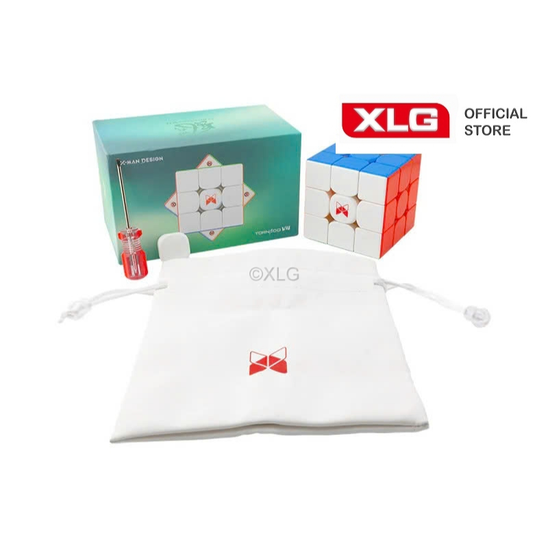 Rubik 3x3 QiYi / X-Man Tornado V4 Flagship Stickerless / Magnetic