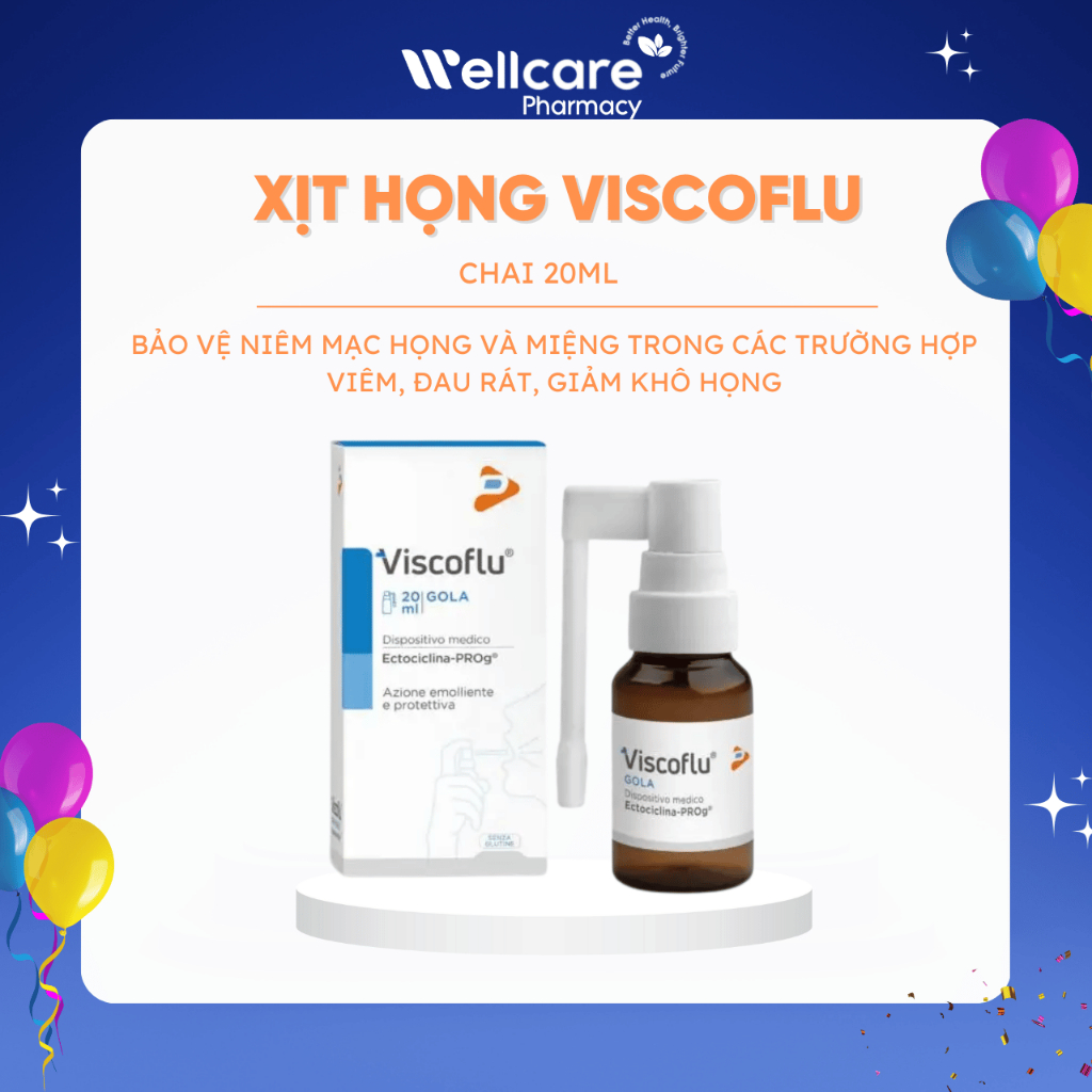 [GENUINE] Visoflu Propolis Grapefruit Throat Spray & Ectoin, บรรเทาอาการปวดไหม้, คอเจ็บ, คอคันแห้ง, 