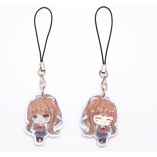 Monika (D9oki D9oki Literature Club) 1.5" Double Sided Acrylic Charm