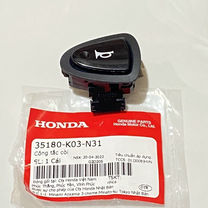 HORN BUTTON AB / SH MODE / LEAD 125 / VISION / PCX / SH VIET / S 110 / FU MAT / FU LED - ZIN GOODS -