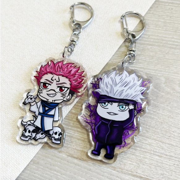 Gojo & Sukuna Charms/พวงกุญแจ