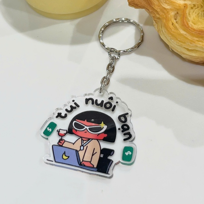 GIFT MESSAGE KEYCHAIN - THANK YOU - NORMAL SHOP