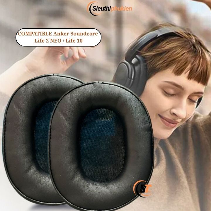 เบาะทดแทนสําหรับหูฟัง Anker Soundcore Life Q 10 / Life 2 NEO 07090