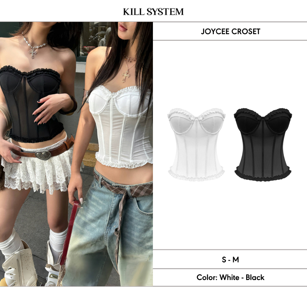 JOYCEE - KILL SYSTEM เสื้อซีทรูเซ็กซี่