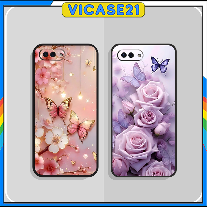 เคส Oppo A3S/ A1k พร้อม PATTERNS, ดอกไม้และออกจาก