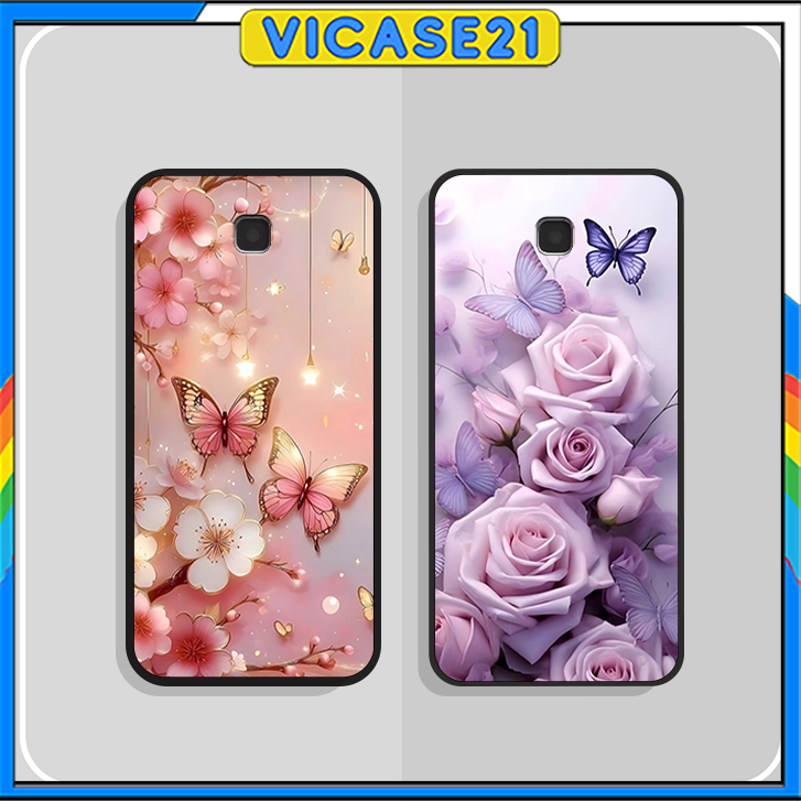 เคส Samsung J5 Prime/ J7 Prime / J4 Plus / J4 Core / J4+ / J4 Prime พร้อม FEMININE, FLOWER AND PATTE