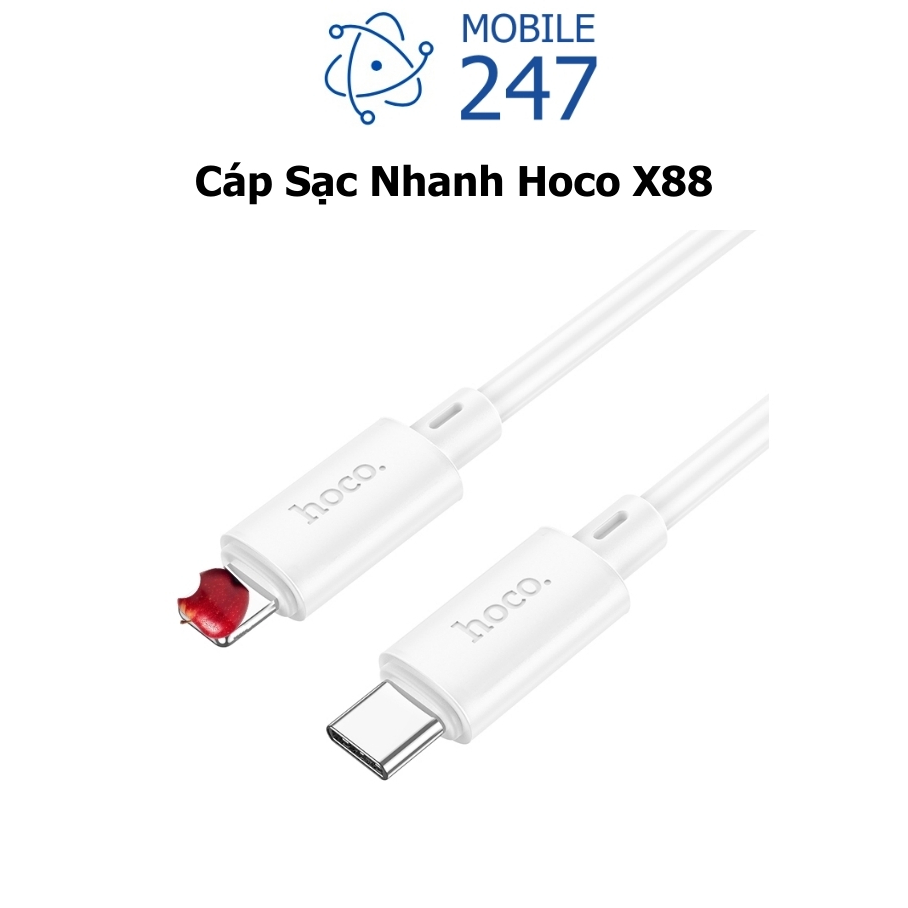 ของแท้ Hoco - Hoco X88 สายชาร์จเร็ว ยาว 1M 2.4A เคส Mobile247 Mobile247