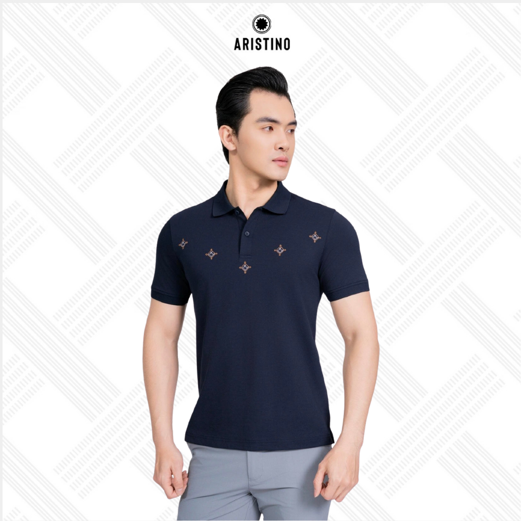 เสื้อโปโลปักผู้ชาย Aristino Regular Fit Plus APS608AS2S