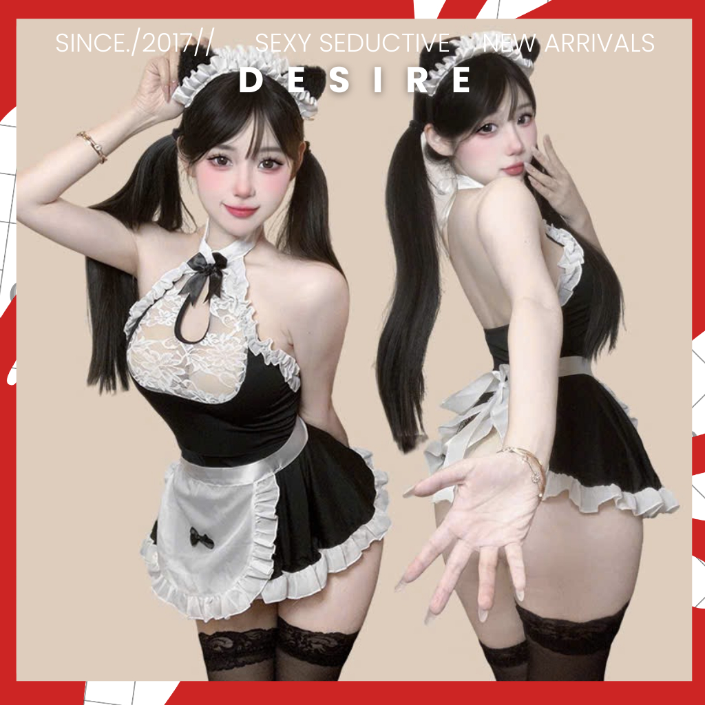 ชุดนอนคอสเพลย์แม่บ้านเย้ายวน DESIRE VN-2186