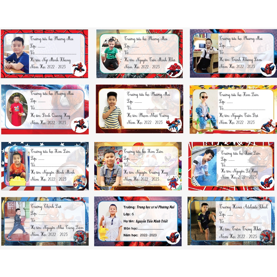 พิมพ์ฉลากสมุดคอมโบ 50 ชิ้น PRINT BABY PHOTOS ON REQUEST (พิมพ์ตามคําขอลูกค้า)