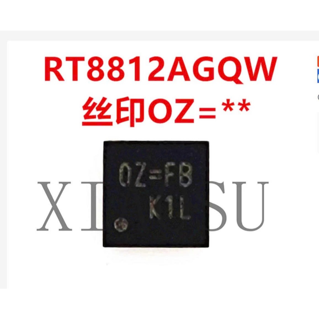 RT8812A RT8812AGQW 8812 OZ=EA OZ=EL 0Z=EM OZ=AE OZ= OZ 0Z onboard power ic