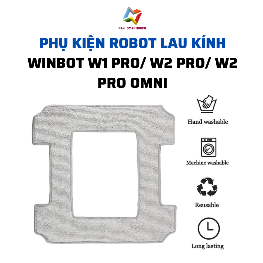 WINBOT W1, W1 PRO, W2, W2 Pro, W2 Pro Omni COMBO 3 ผ้าเช็ดกระจก