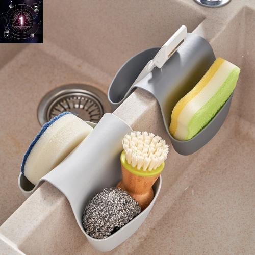 กระเป๋าแขวนคู่สําหรับอ่างล้างจาน - KEEPS THE KITCHEN ALWAYS COMPACT, DRY *6212