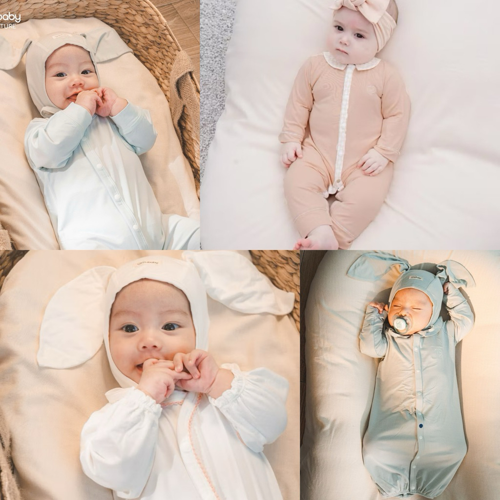 BUBABY Babies ชุดบอดี้สูทแขนยาวสําหรับเด็กชายและเด็กหญิงจากแบรนด์ Bubaby