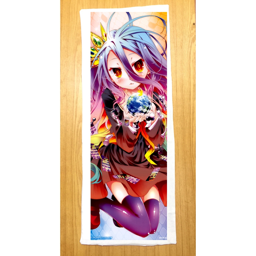No หมอน Game No Life ยาว 1mx40cm / ไม่มีหมอนพิมพ์ลาย Game no life