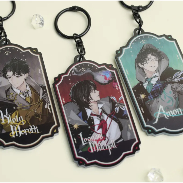 Lord of Mysteries Klein Moretti, Amon, Leonard Mitchell Acrylic Keychain - Character Bag Charm Colle