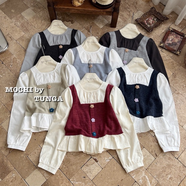 เสื้อเชิ้ตตุ๊กตาเด็กพร้อมเสื้อ VAGE CHRISTMAS QC MS18259