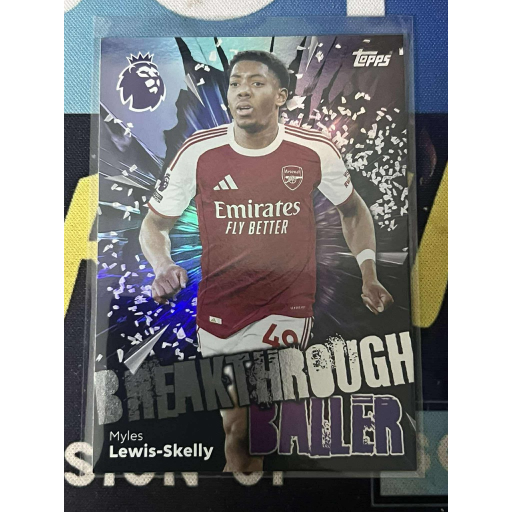 การ์ดฟุตบอล M898 Myles Lewis-Skelly Arsenal Breakthrough Ballerina Topps EPL 2024/25