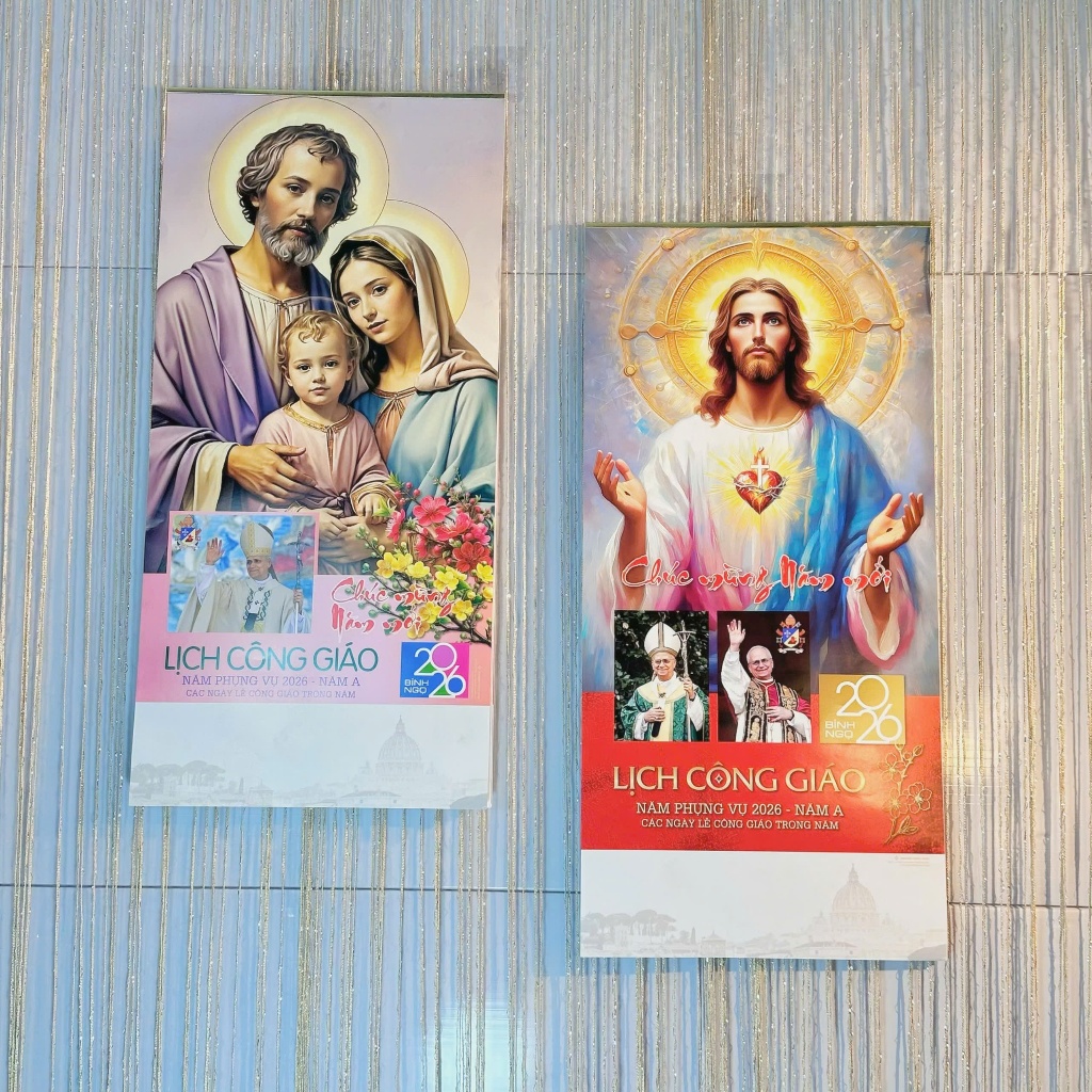 7 แผ่น CALENDAR 2026 GC-CATHLIC CALENDAR-RANDOM SAMPLE