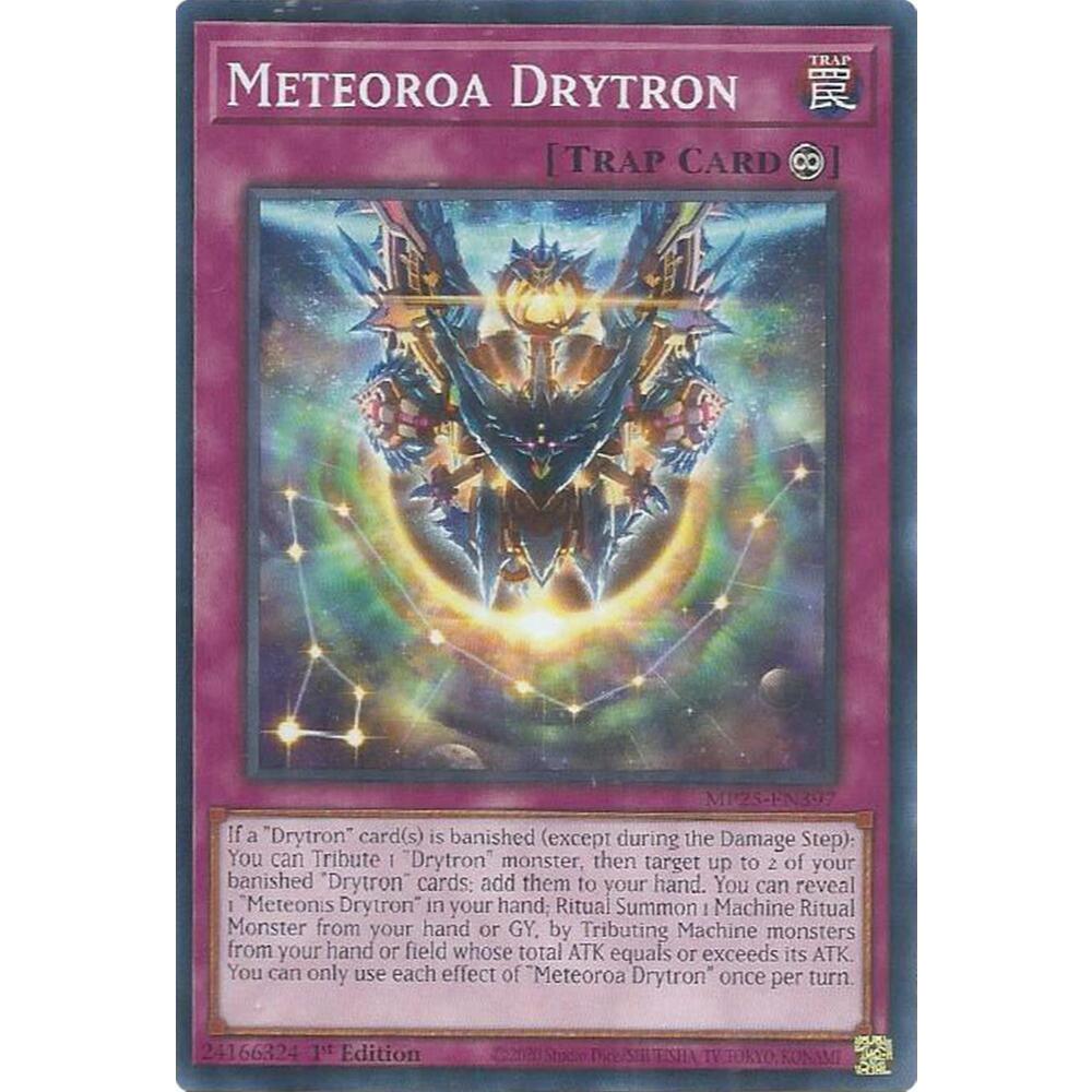 การ์ด YuGiOh รหัส MP25-EN397 - Meteora Drytron - Trap - ทั่วไป