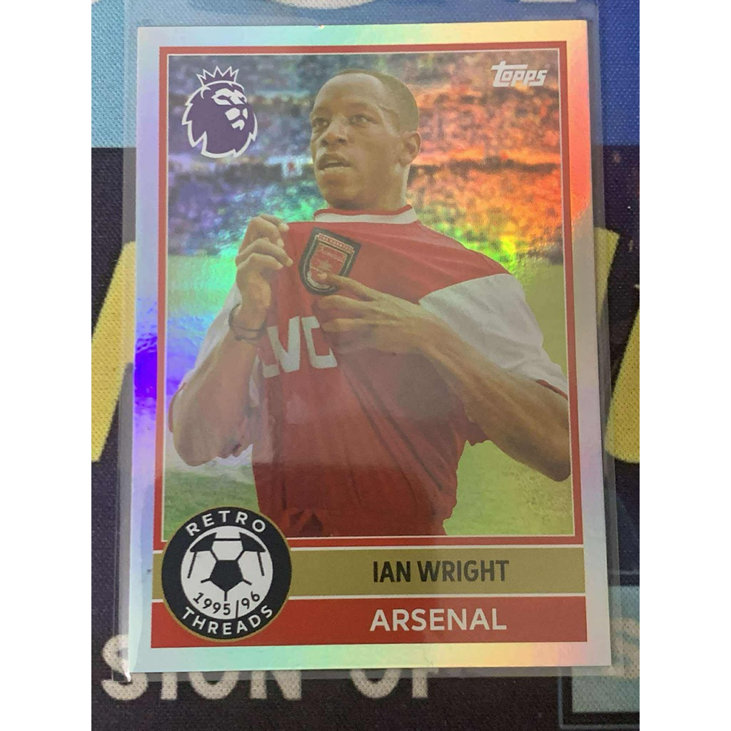 M917 Ian Wright Arsenal Retro Topps EPL 2024/25 การ์ดฟุตบอล