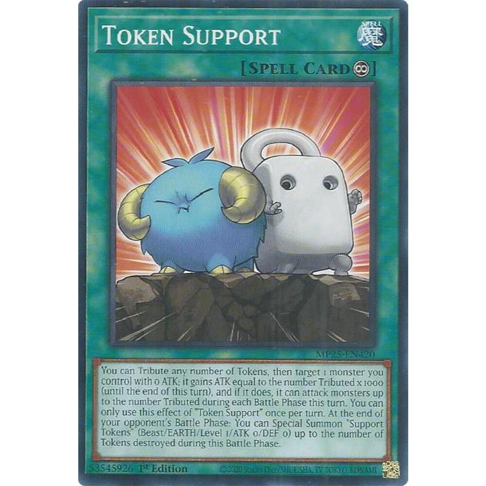 การ์ด YuGiOh รหัส MP25-EN420 - รองรับโทเค็น - สะกด - ทั่วไป
