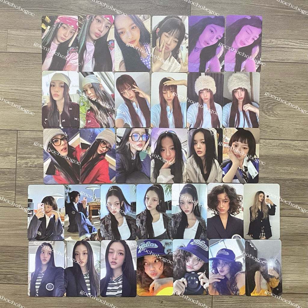 Photocard Newjeans Haerin, Hanni, Hyein, Minji, Danielle