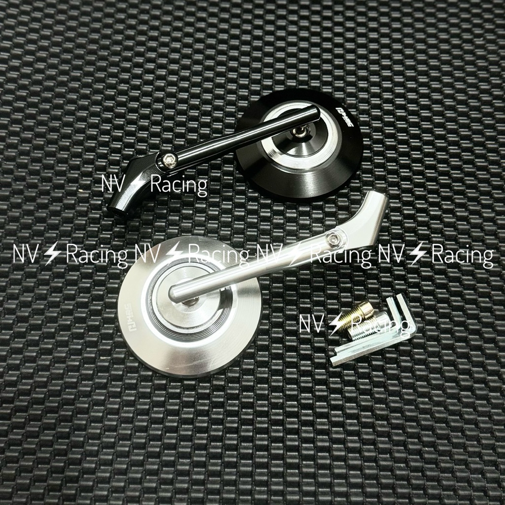 V9 H2C กระจกมองหลังทรงกลม CNC แท้