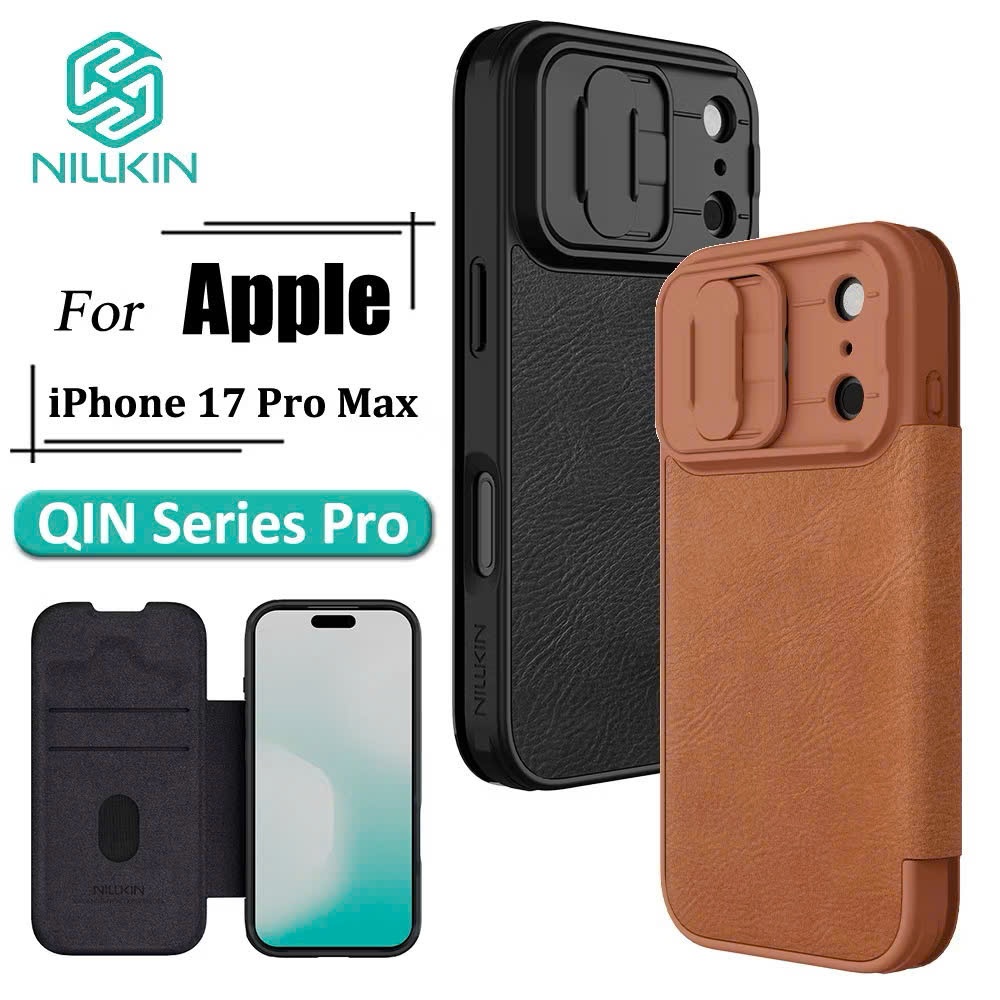 Nillkin QIN Pro - ฝาครอบสไลด์กล้องสําหรับ IPhone 17 pro max 17 pro 16 Pr17o Max / 16 Pro / 16 Plus /