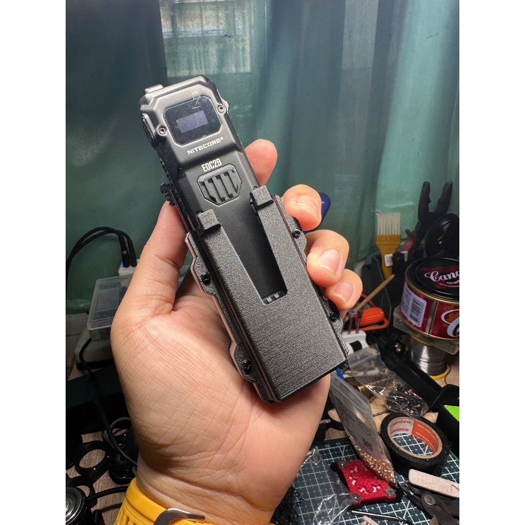 Holster Nitecore EDC29 เคสไฟฉาย – พลาสติกคาร์บอนไฟเบอร์คุณภาพสูงพิมพ์ลาย 3D
