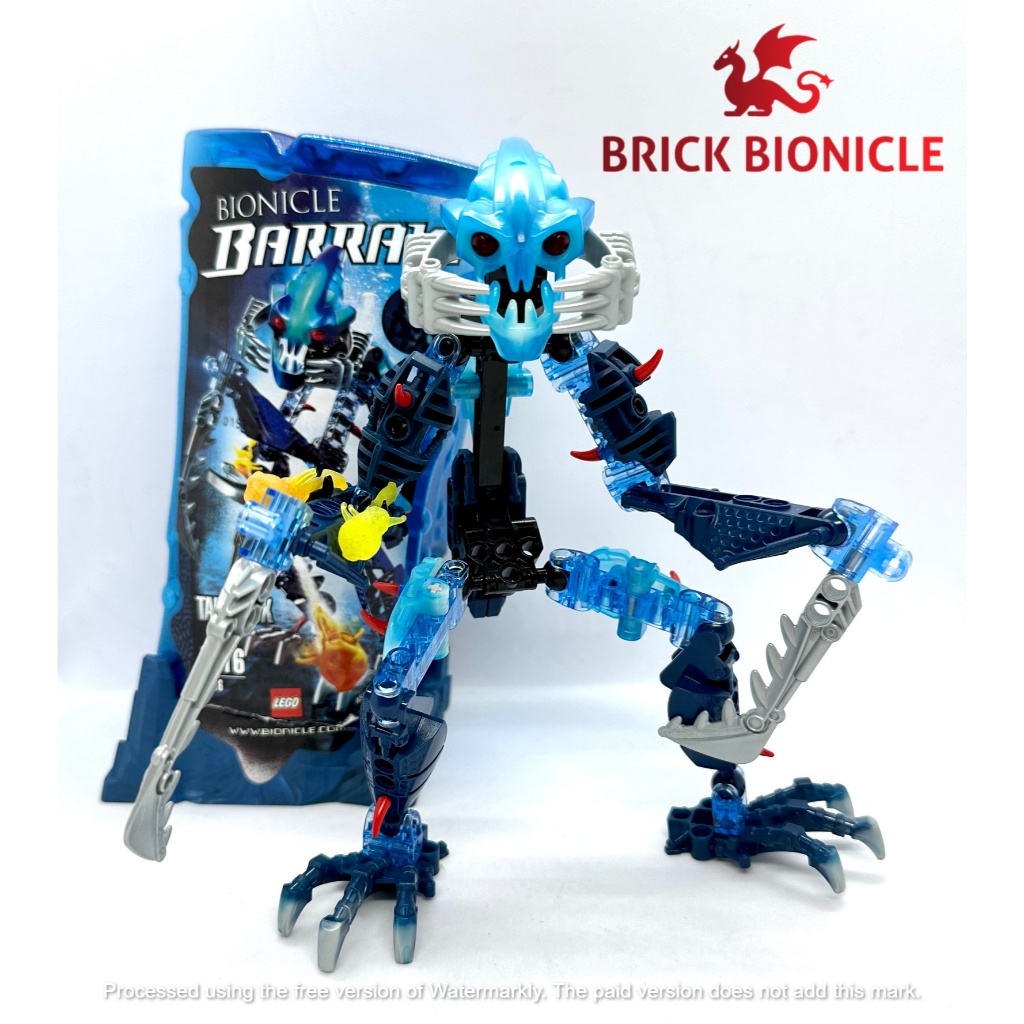 VINTAGE BIONICLE - BIONICLE BARRIAKI ASSEMBLY TOY - 8916 TAKADOX