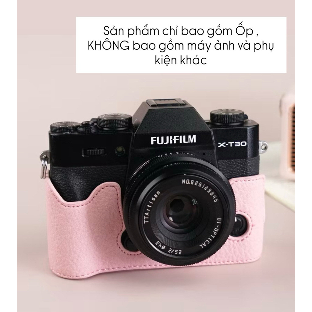 [พร้อมส่ง] เคสหนัง PU HALF CASE Fuji X100VI XS10 XS20 XT10 XT20 XT30 XT30III XM5 XT50 XE5 Canon R50 