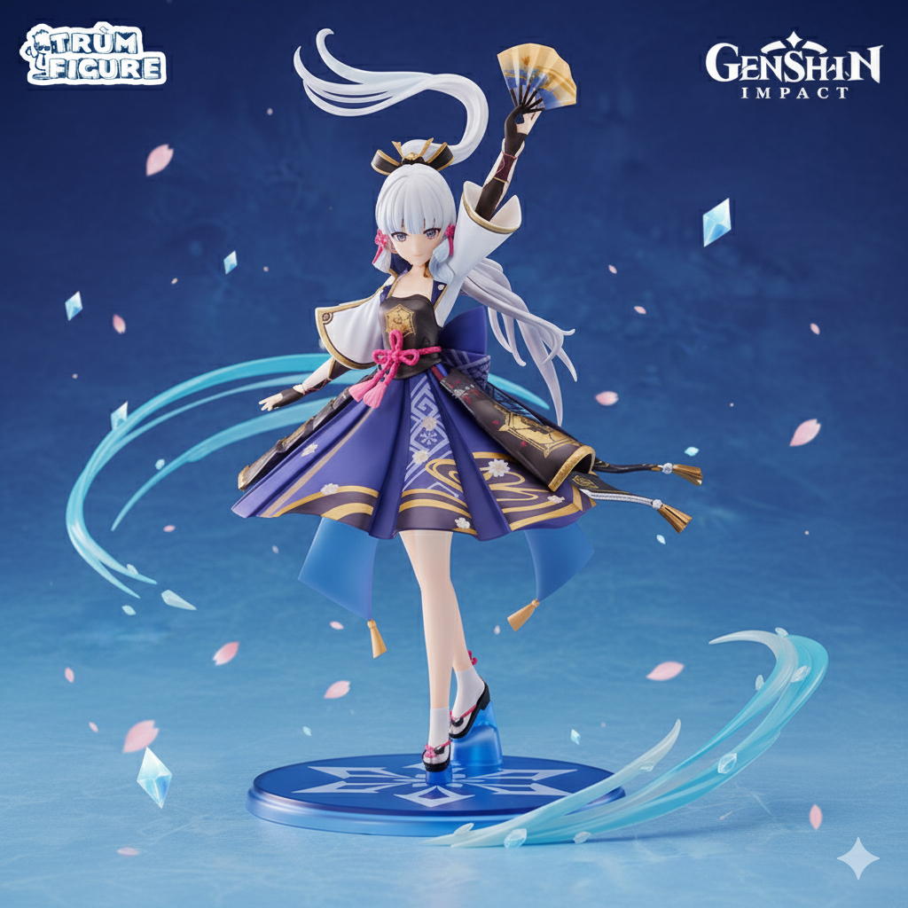 โมเดล ฟิกเกอร์ Genshin Impact Princess Ayaka Fan Dancing Anime, Game - Full Box Boss Figure