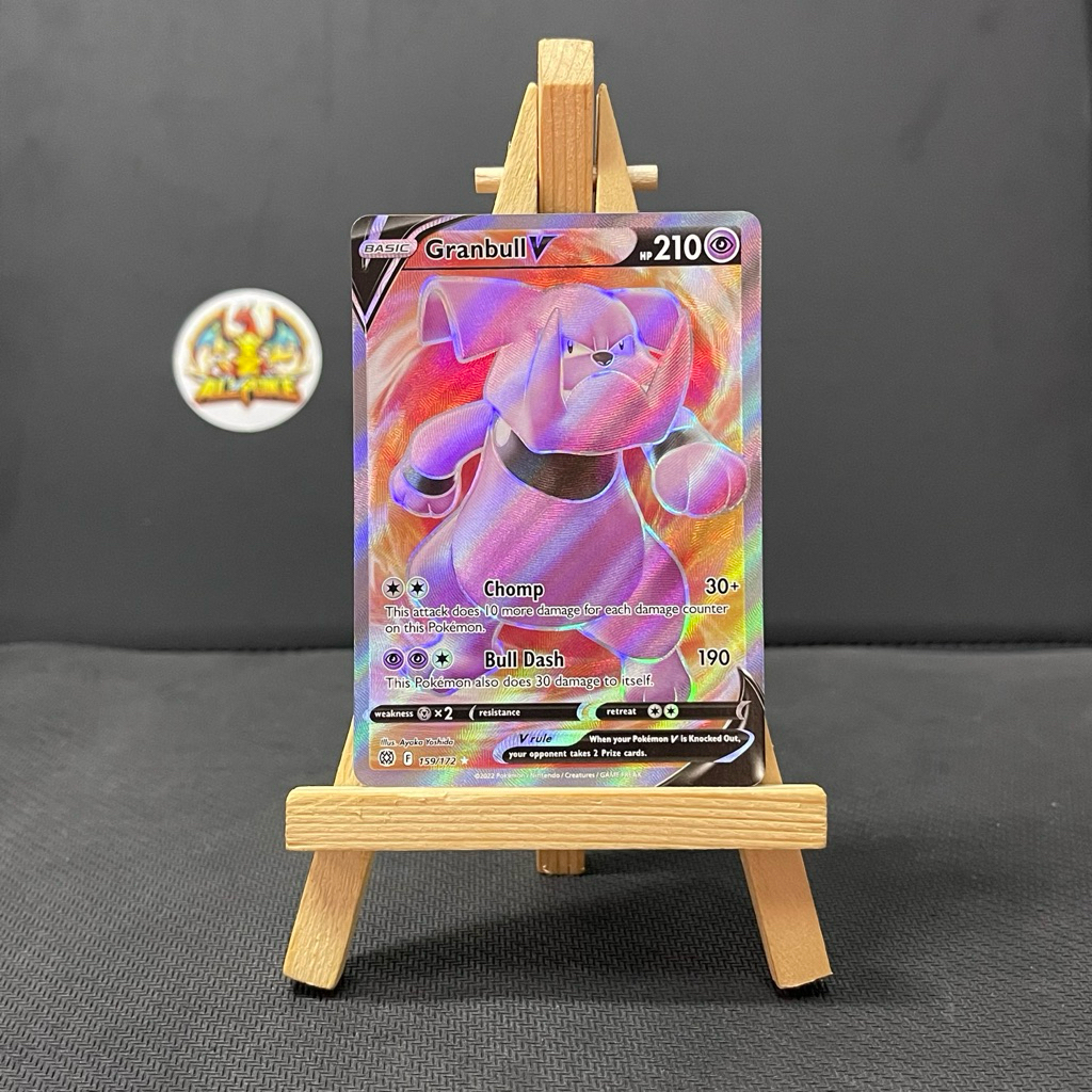 การ์ด [ Pokemon TCG ] Granbull V (Full Art) 159/172 -M-NM