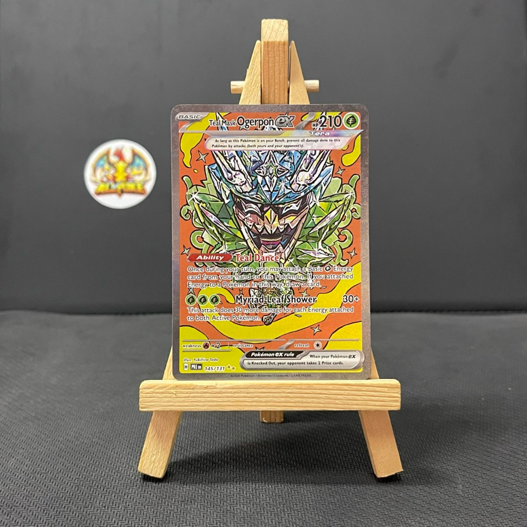 การ์ด [ Pokemon TCG- การ์ดเกม ] Teal Mask Ogerpon ex - 145/131 -M-NM