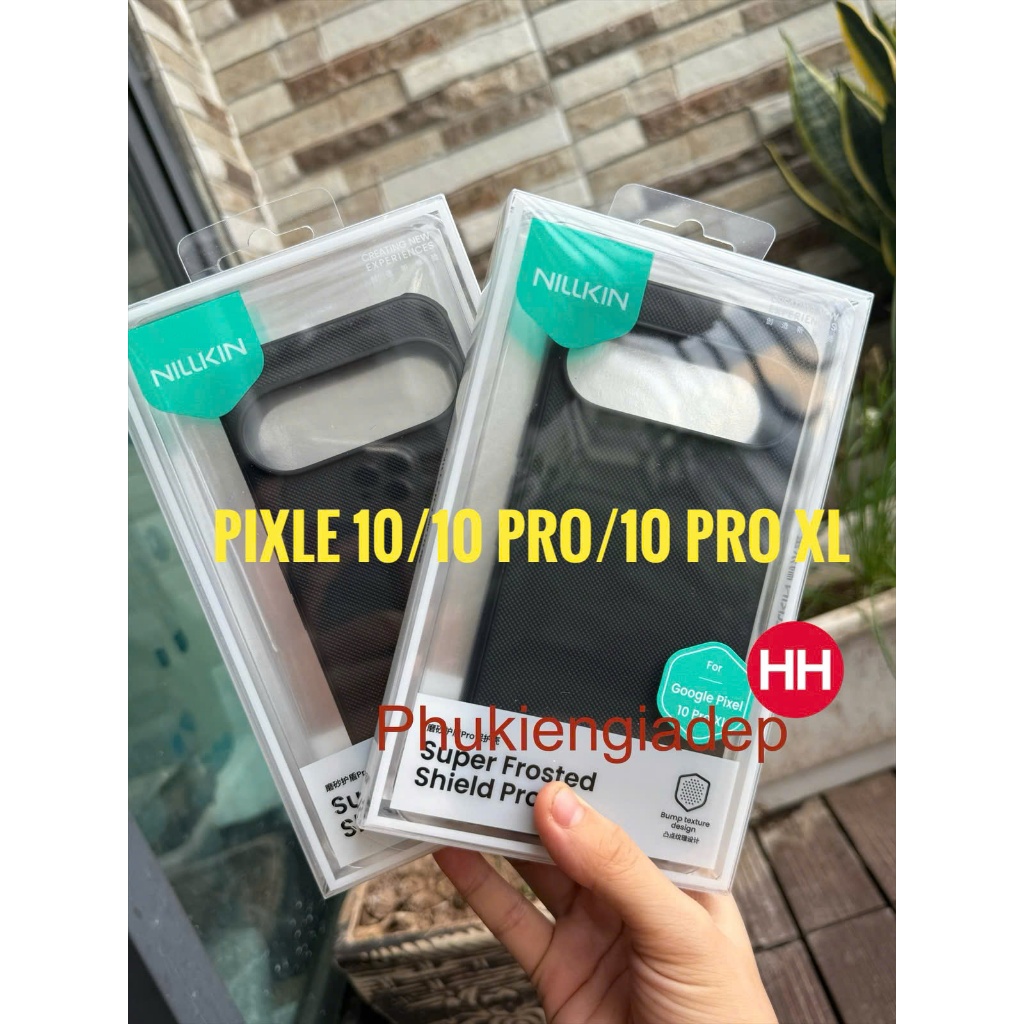 เคส Nillkin Pro Google Pixel 10 รุ่นใหม่ Pixel 10 Pro, Pixel 10 Pro XL (สีดํา) พร้อมขอบยืดหยุ่น