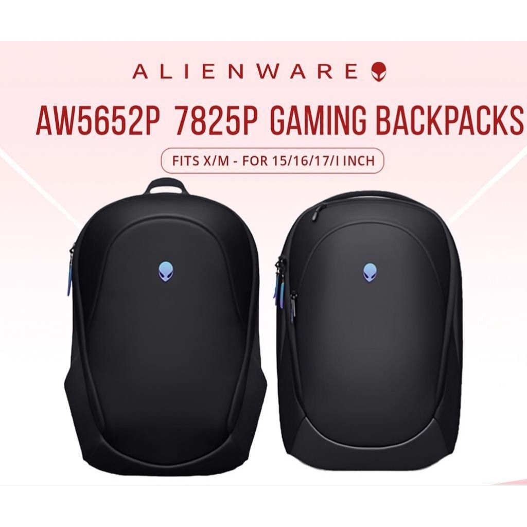 Alienware AW5625P 21L / AW7825P 27L Laptop Backpack – กระเป๋าเป้กันน้ําสําหรับเกมเมอร์ ท่องเที่ยว โร