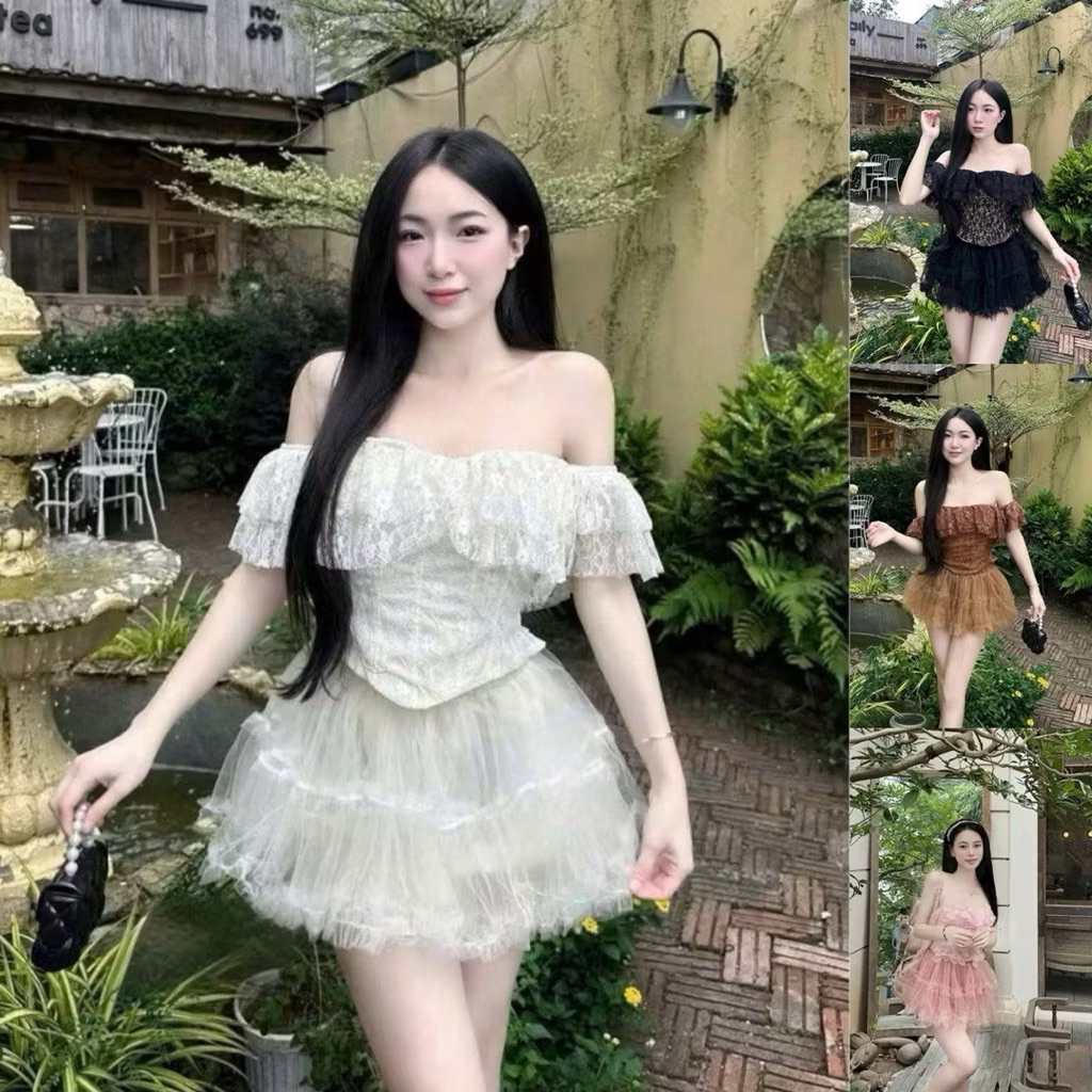 SUPER FLOORABLE PRINCESS 4-LAYER กระโปรงตาข่าย VL355